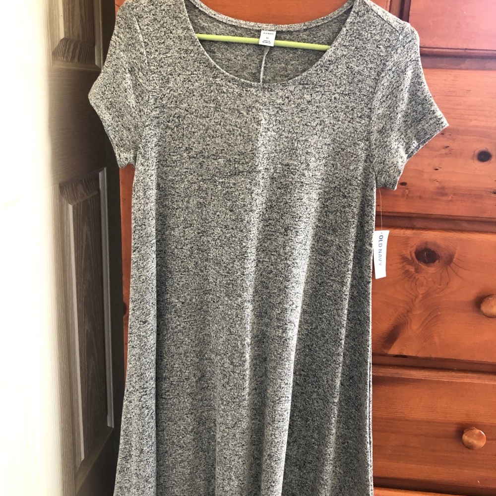 Gray T-shirt Dress